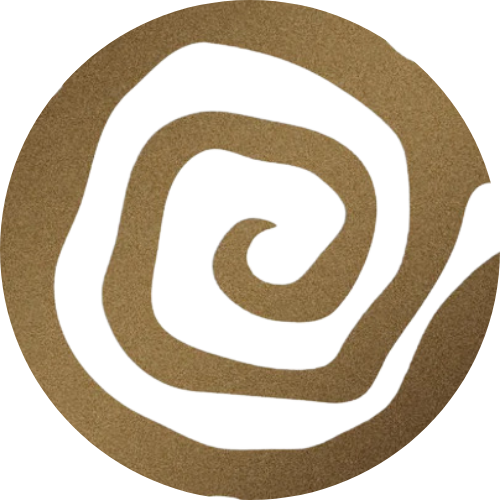 spinning from the center to the outside edge